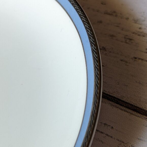 Noritake AEGEAN SKY Footed Coffee Tea Cup and Saucer 7982 - Picture 3 of 7